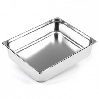 га34 Гастроемкость Luxstahl из нержавеющей стали GN 2/1 654х530х200 мм