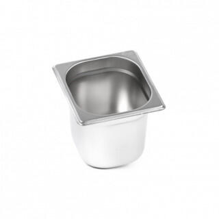 га25 Гастроемкость Luxstahl из нержавеющей стали GN 1/6 176х164х150 мм